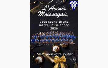 L'avenir moissagais vous présente ses meilleurs voeux pour 2026